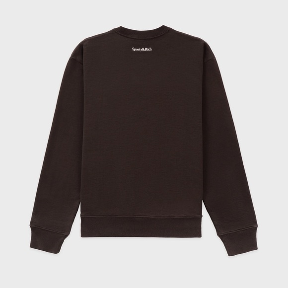 Sporty & Rich Wellness Club Flocked Crewneck - Picture 9 of 9
